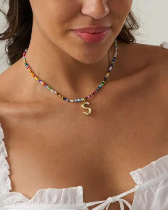 Buntes Boho Halskette für Damen