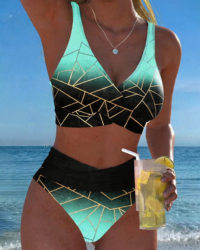 Bikini Verlauf Geometrisch Linie