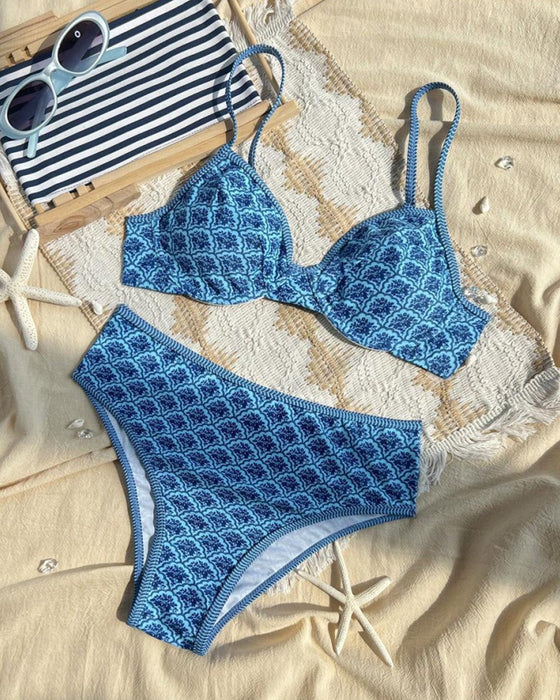 Bikini Sexy Träger Dreieck Muster
