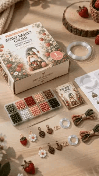 🔥 💕Gemütliches Gnome Diy Perlenkit Sammlung – Sammle Alle 7 Gnome