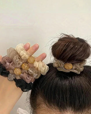 Elegante Haarbänder aus Netz mit Strass 💎🎀
