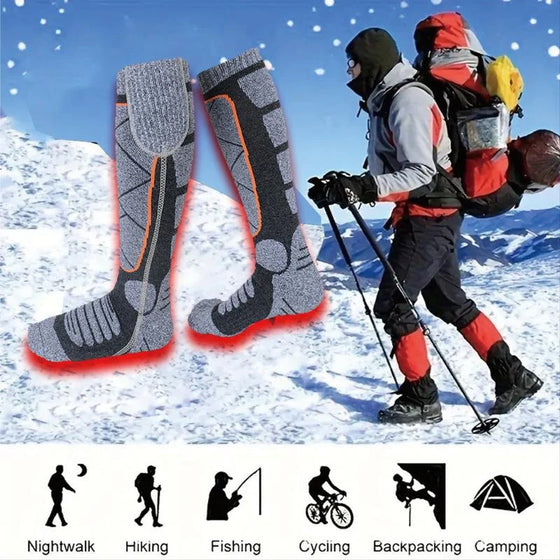 Universelle waschbare beheizte Socken mit Batterie