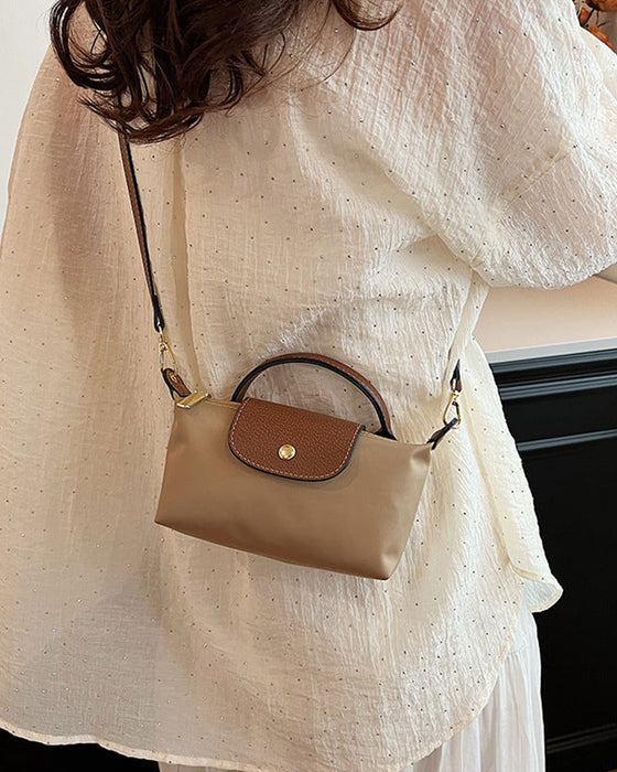 Tasche Damen Einfach Klappe Crossbody