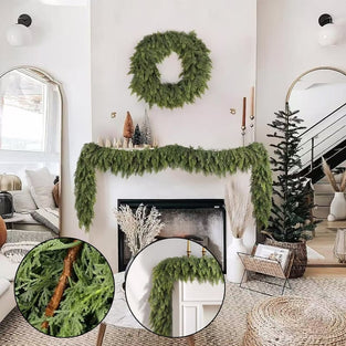 Rattan Künstliche Pflanze Weihnachten