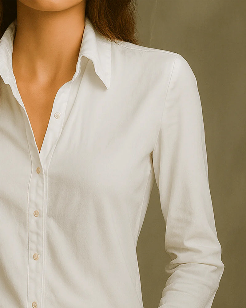 Hemd Pendler Revers Langarm