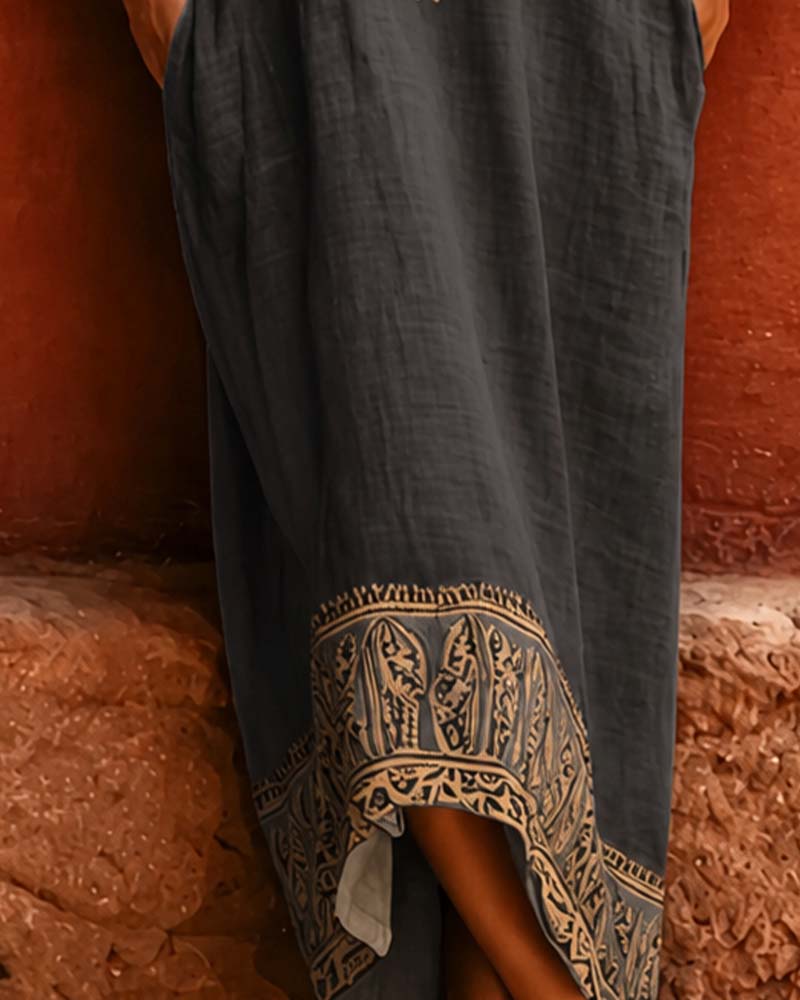 Kleid Bohemian Locker Lässig