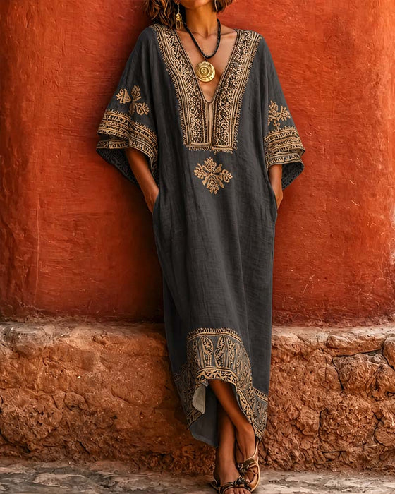 Kleid Bohemian Locker Lässig