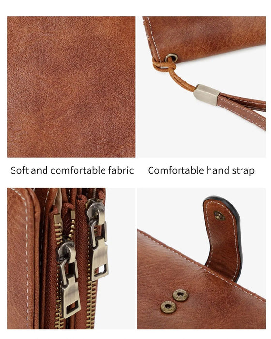 Damen Reißverschluss Lange Geldbörse Trendy Exquisite Geschenk Geldbörse
