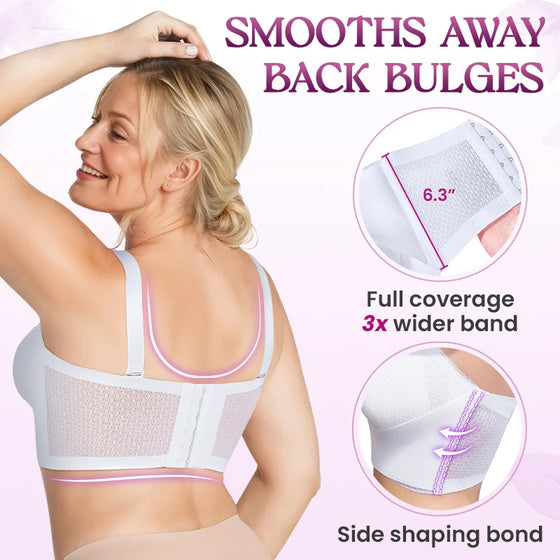 Rutschfester Bequemer Strapless Push-Up BH Mit Vorderer Schnalle
