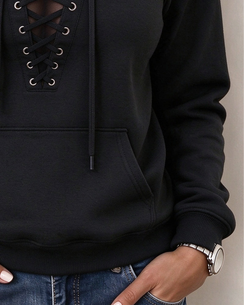 Hoodie Mit Kapuze Träger Durchsichtig