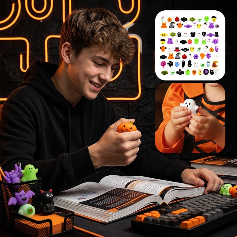 Halloween-Squishies Stressabbau-Spielzeugset