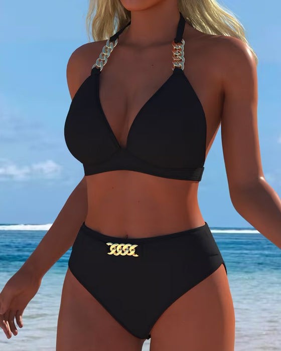 Bikini Halter Metall Schnalle