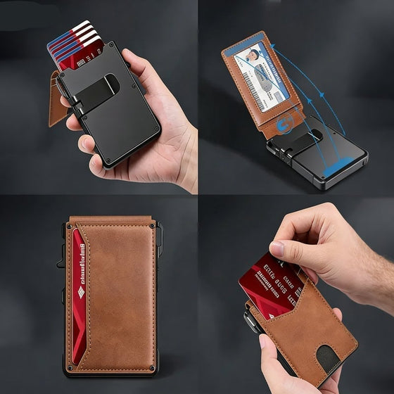 Rfid-Blockierende Bifold-Geldbörse