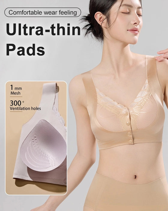 BH Frontverschluss Satin Spitze