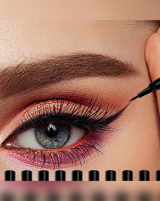 Flüssiger Eyeliner Wasserdicht Ultradünne Spitze Schnelltrocknend