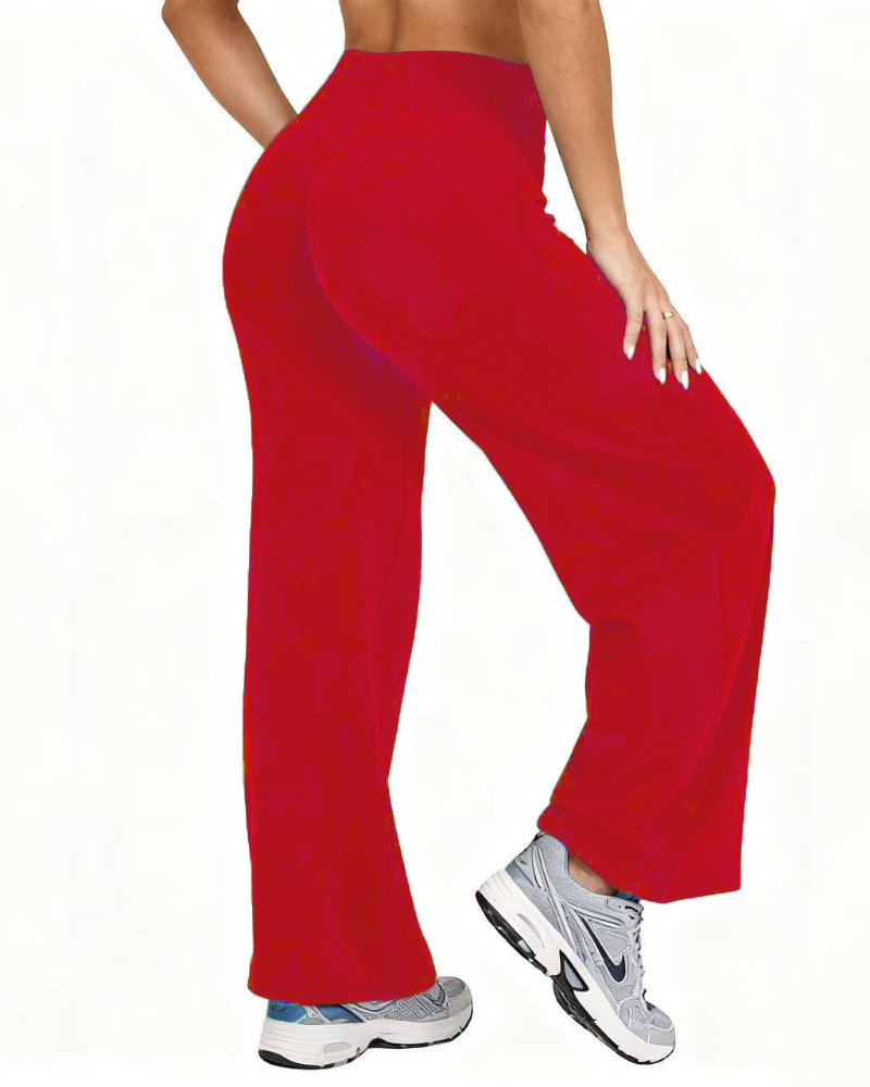 Hose Lässig Yoga Weites Bein