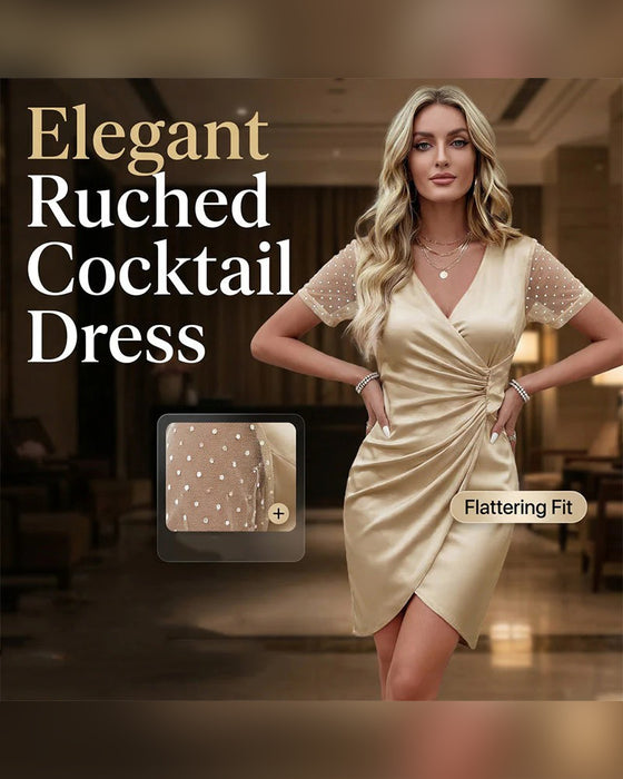 Party Kleid V Ausschnitt