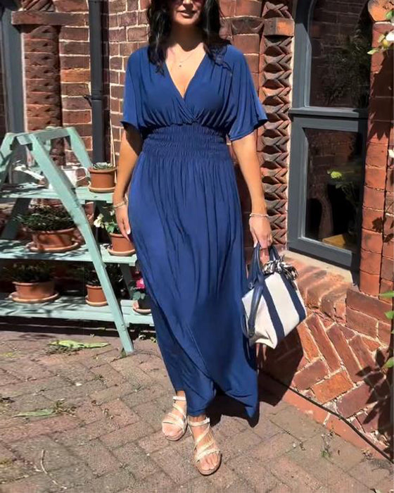 Kleid Temperament V-Ausschnitt Taille