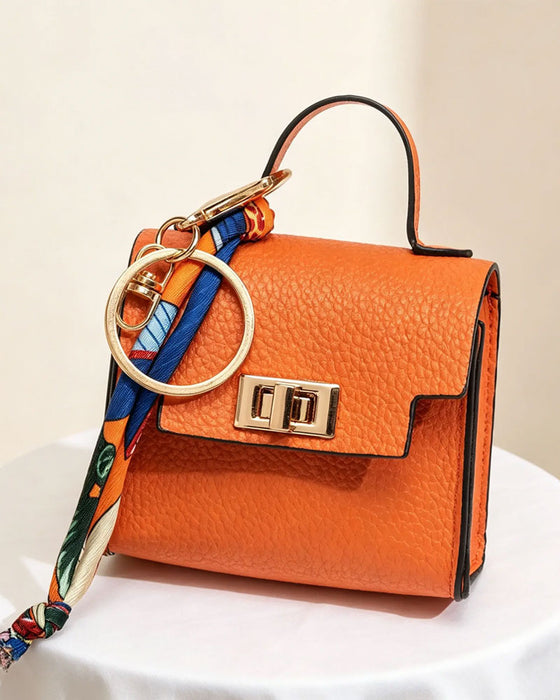 Schlüsselanhänger Mini Quadratische Tasche Anhänger