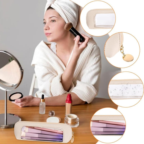 Kleine Transparente Make-Up-Tasche