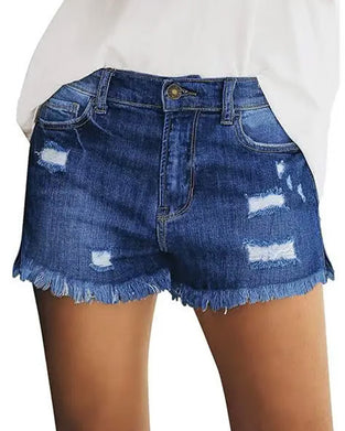 Shorts Rohsaum Denim