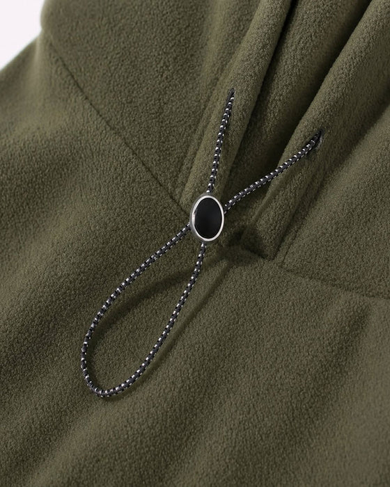 Mütze Fleece Doppellagig Integriert