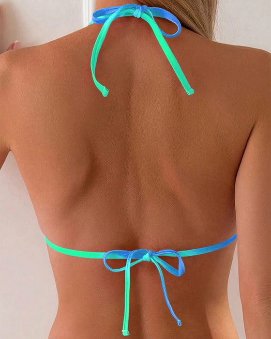 Bikini Tie Dye Bedruckt