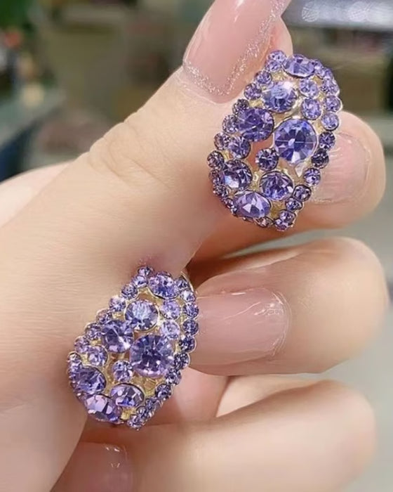 Ohrringe Laborgezüchtete Diamanten Reif
