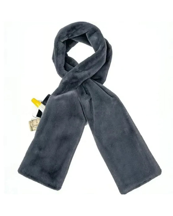 🎁Versteckte Tasche Kuscheliger Schal Warm Weich Und Sicher Reißverschluss🧣