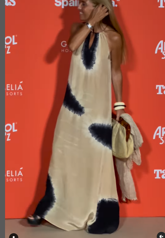 Kleid Ärmellos Farbverlauf Halterneck