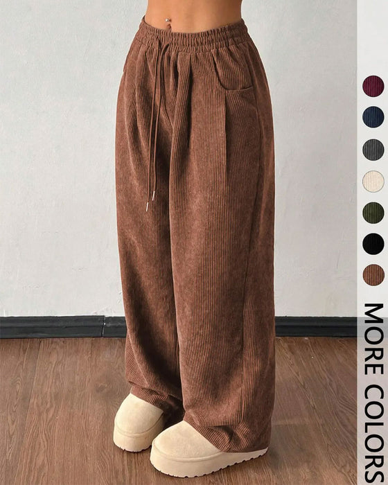 Hose Kordelzug Cord Lang