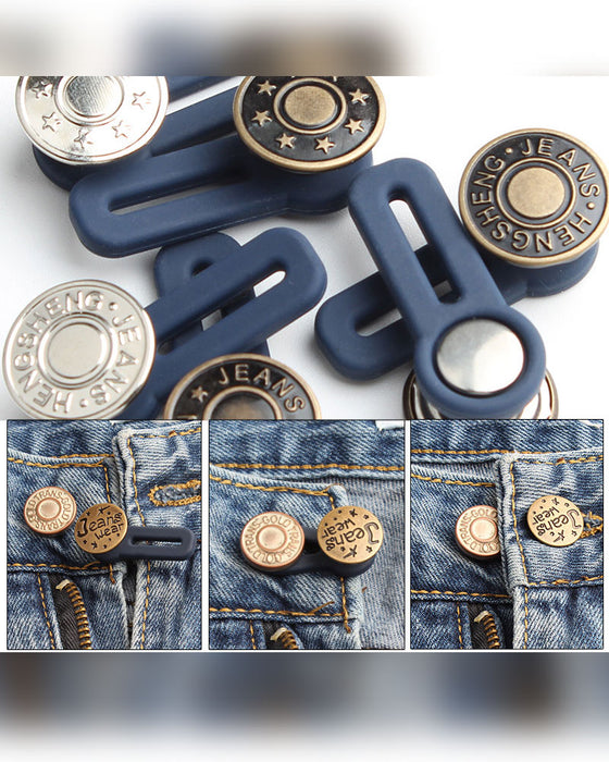 Federbelasteter Metall-Taillenverlängerungs-Knopf Für Jeans