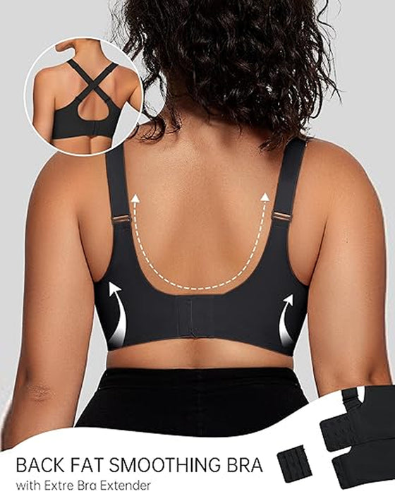 Damen-BH ohne Bügel mit V-Mesh – bequemer und stützender Bralette