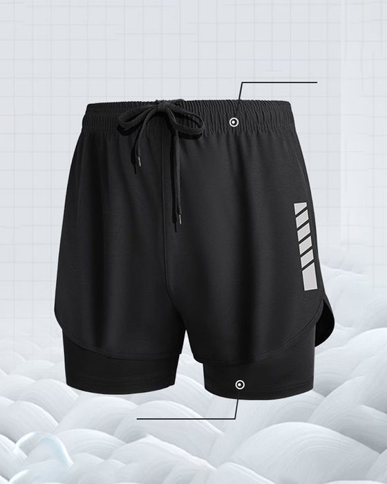 Herren Shorts Boxerstil Doppellage Bescheidenheit