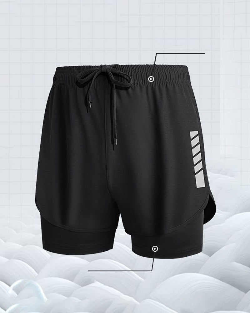 Herren Shorts Boxerstil Doppellage Bescheidenheit