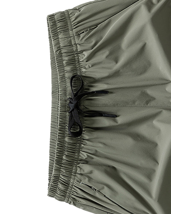 Shorts Männer Elastischer Bund Tasche Schnelltrocknend Eis-Seide Sport