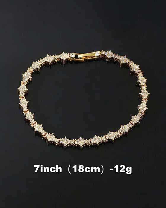 Armband Klassisch Funkelnd Kubischer Zirkon Gedenkschmuck
