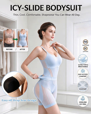 Kühlender Bauchkontroll Po-Lift Shapewear Bodysuit