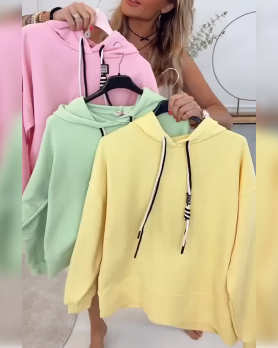 Zweiteiliger Anzug Street Style Sweatshirt Sport