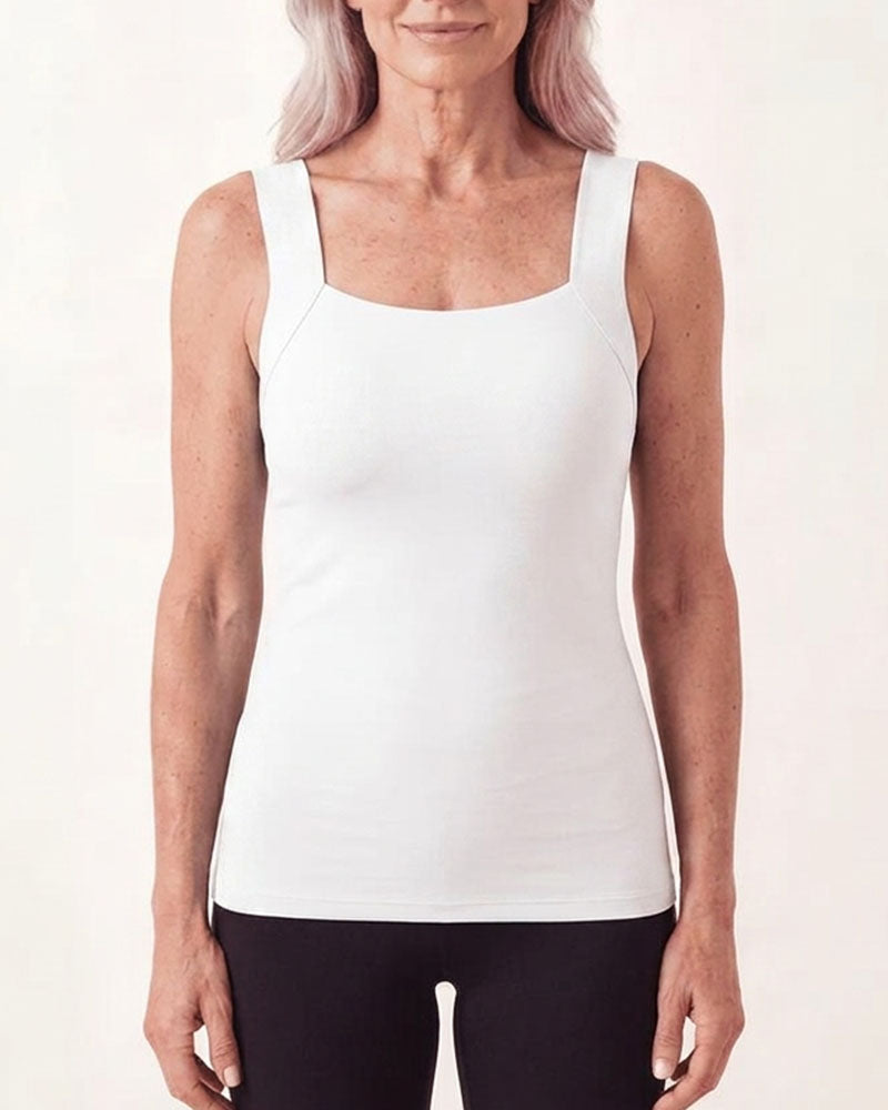 🔥Shapewear-Top mit U-Ausschnitt und integriertem BH