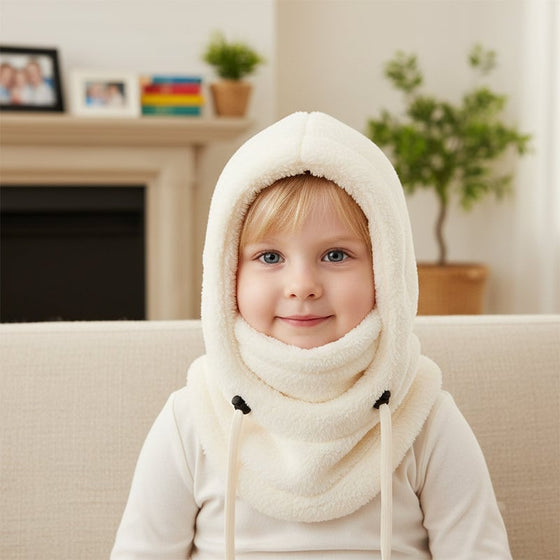 Kinder 3-In-1 Fleece Winterhaube