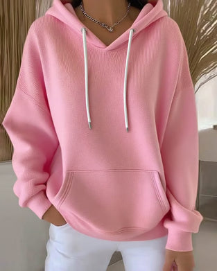 Sweatshirt Mit Kapuze Und Tasche