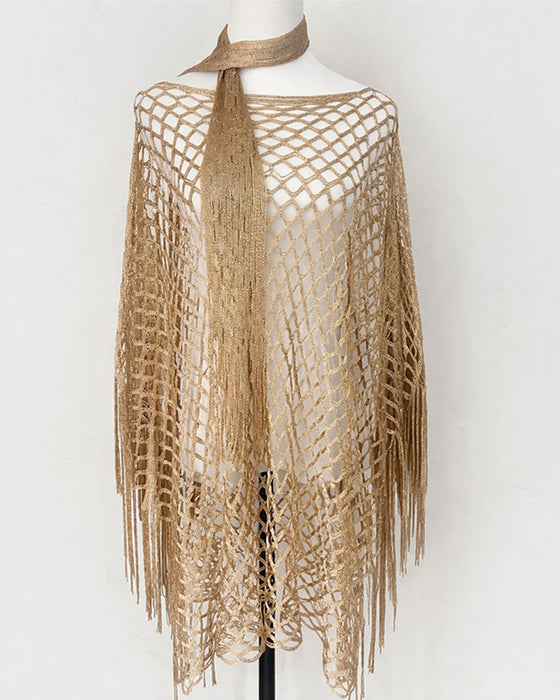 Pullover Franse Mesh Ausgeschnitten