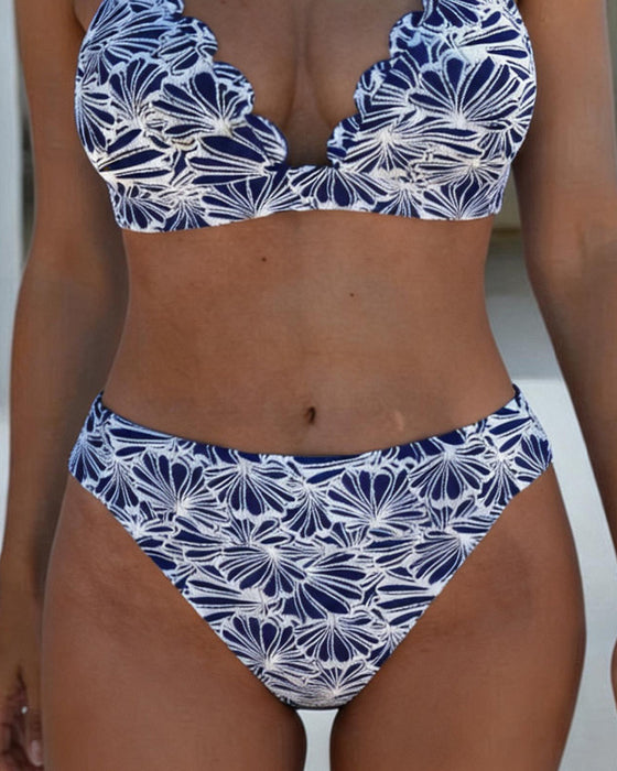 Bikini Muschelkante Druck
