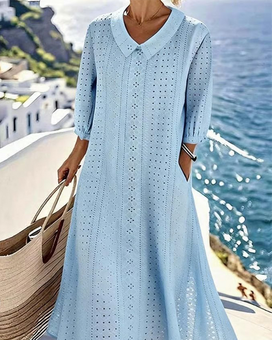 Kleid Baby Doll Hohler Halsausschnitt