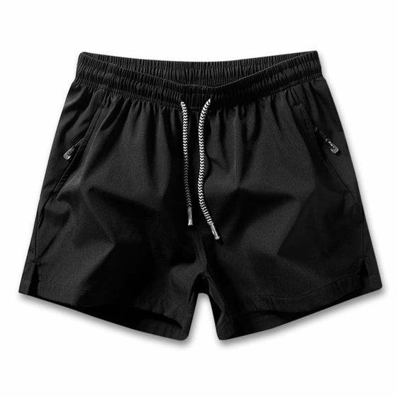 Shorts Herren Einfach Unifarben Kordelzug Tasche
