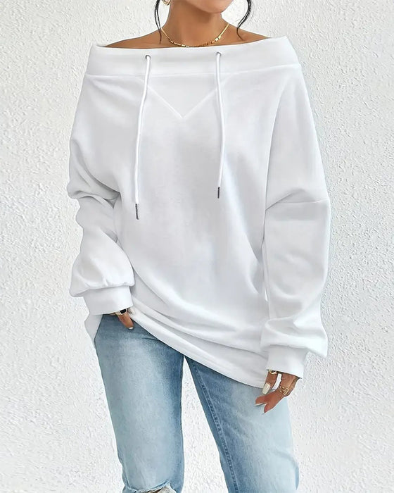 Sweatshirt Mode Uni Farbe