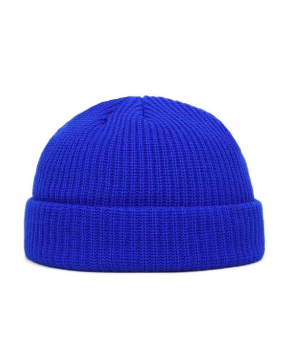 Herren Rippstrickmütze