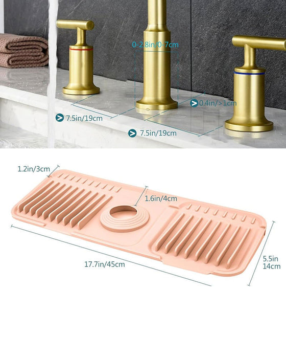 Knopf Silikon Wasserhahn Ablaufmatte-Promo