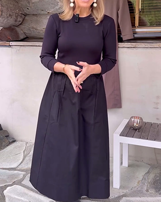 Kleid Mit Slim-Fit-Schnitt, Schlankeffekt Und Elegantem Ambiente